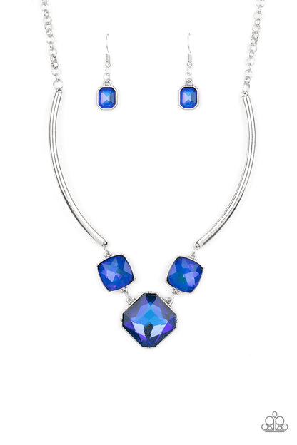 Divine IRIDESCENCE - blue - Paparazzi necklace