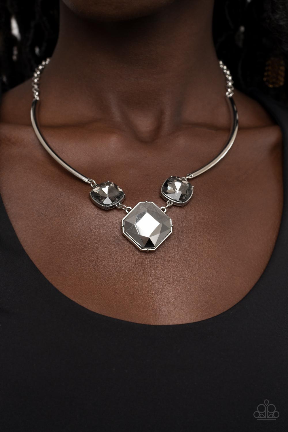 Divine IRIDESCENCE - silver - Paparazzi necklace