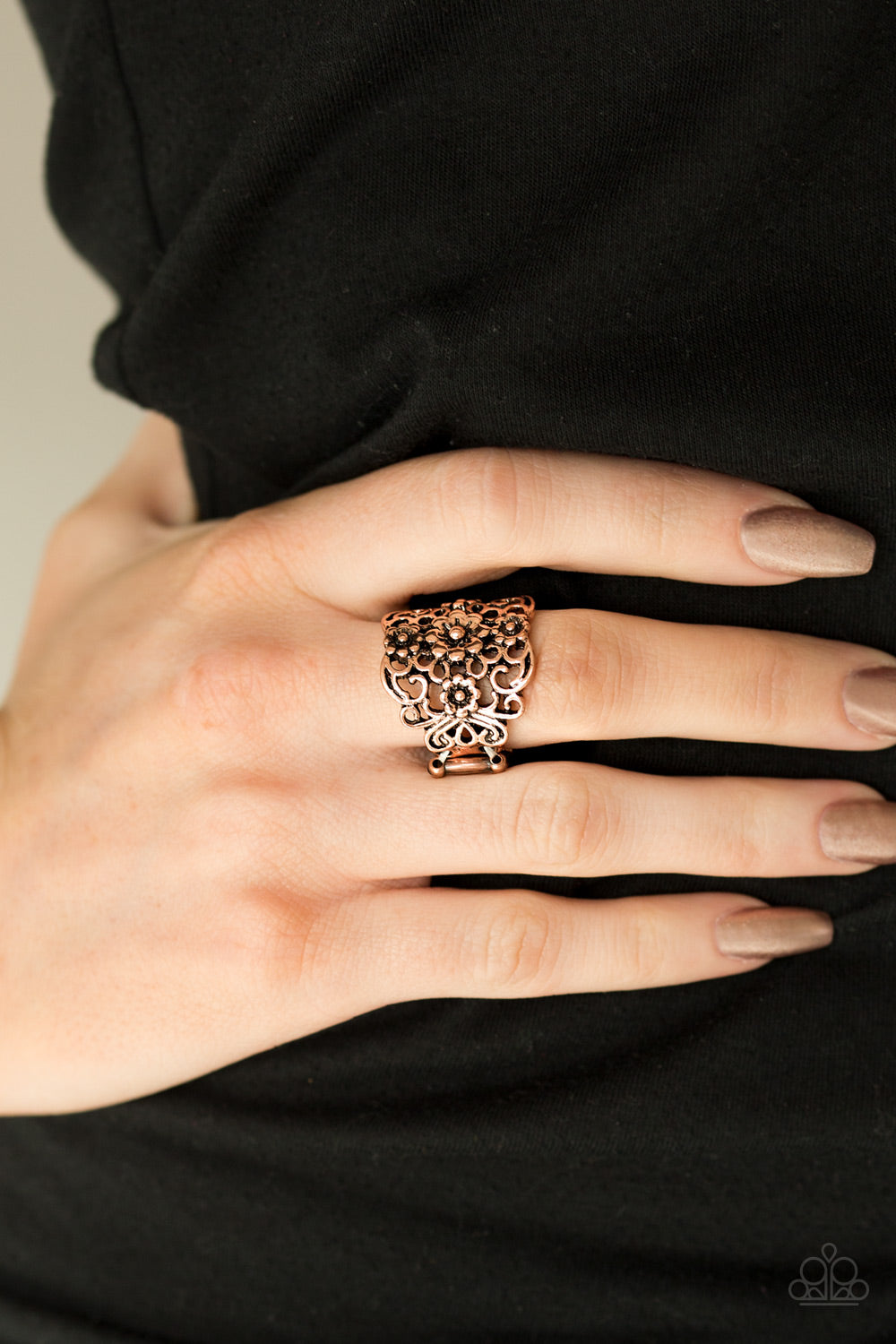 Divinely Daisy - copper - Paparazzi ring