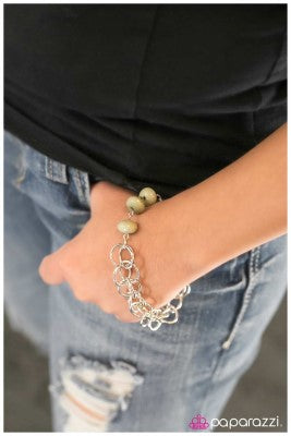 Divinely Divine - green - Paparazzi bracelet