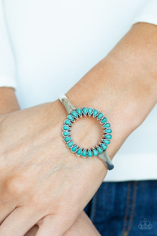 Divinely Desert-blue-Paparazzi bracelet