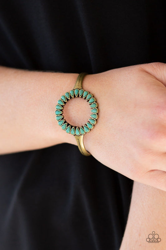 Divinely Desert-brass-Paparazzi bracelet