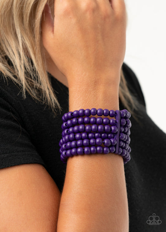 Diving in Maldives - purple - Paparazzi bracelet