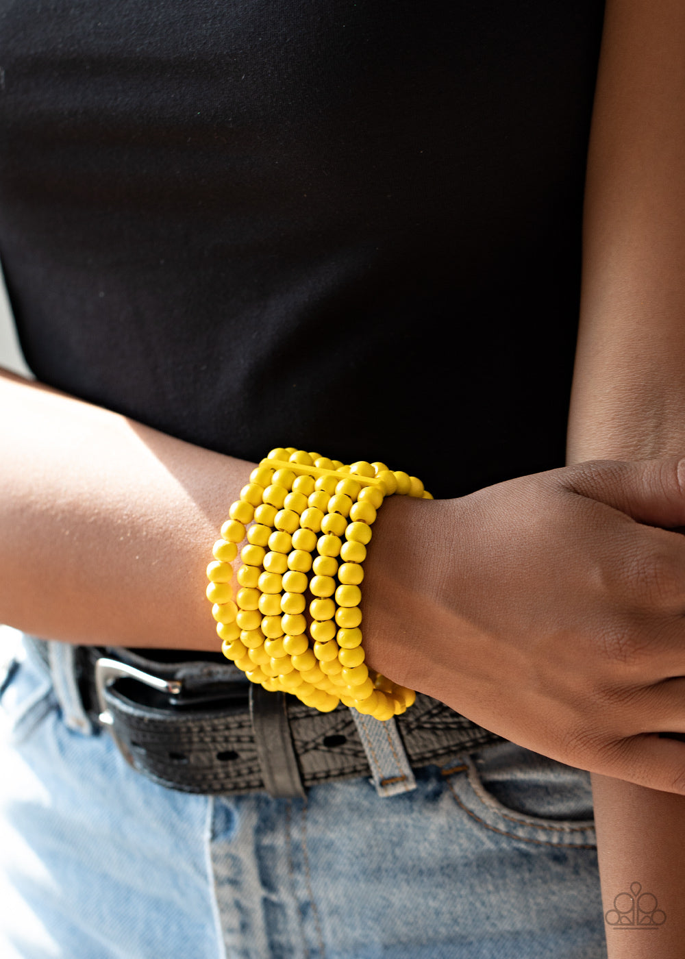 Diving in Maldives - yellow - Paparazzi bracelet