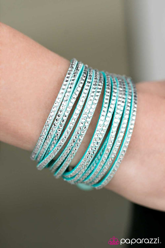 Do The Hustle - Blue - Paparazzi bracelet