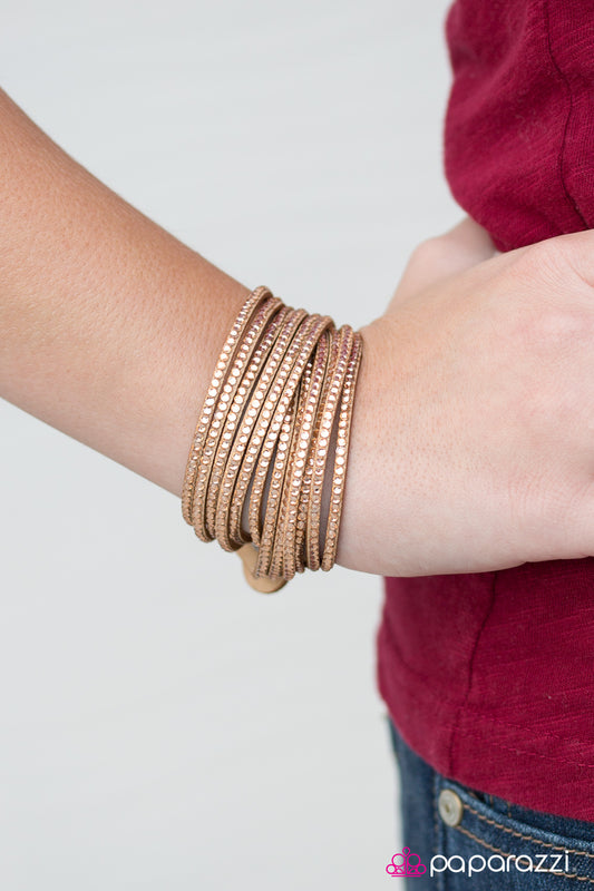 Do The Hustle - Brown - Paparazzi bracelet