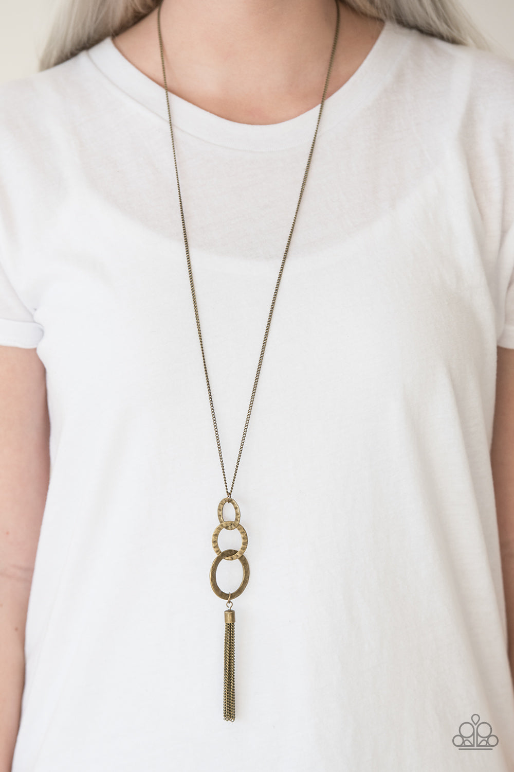 Dont BOLD Back - brass - Paparazzi necklace