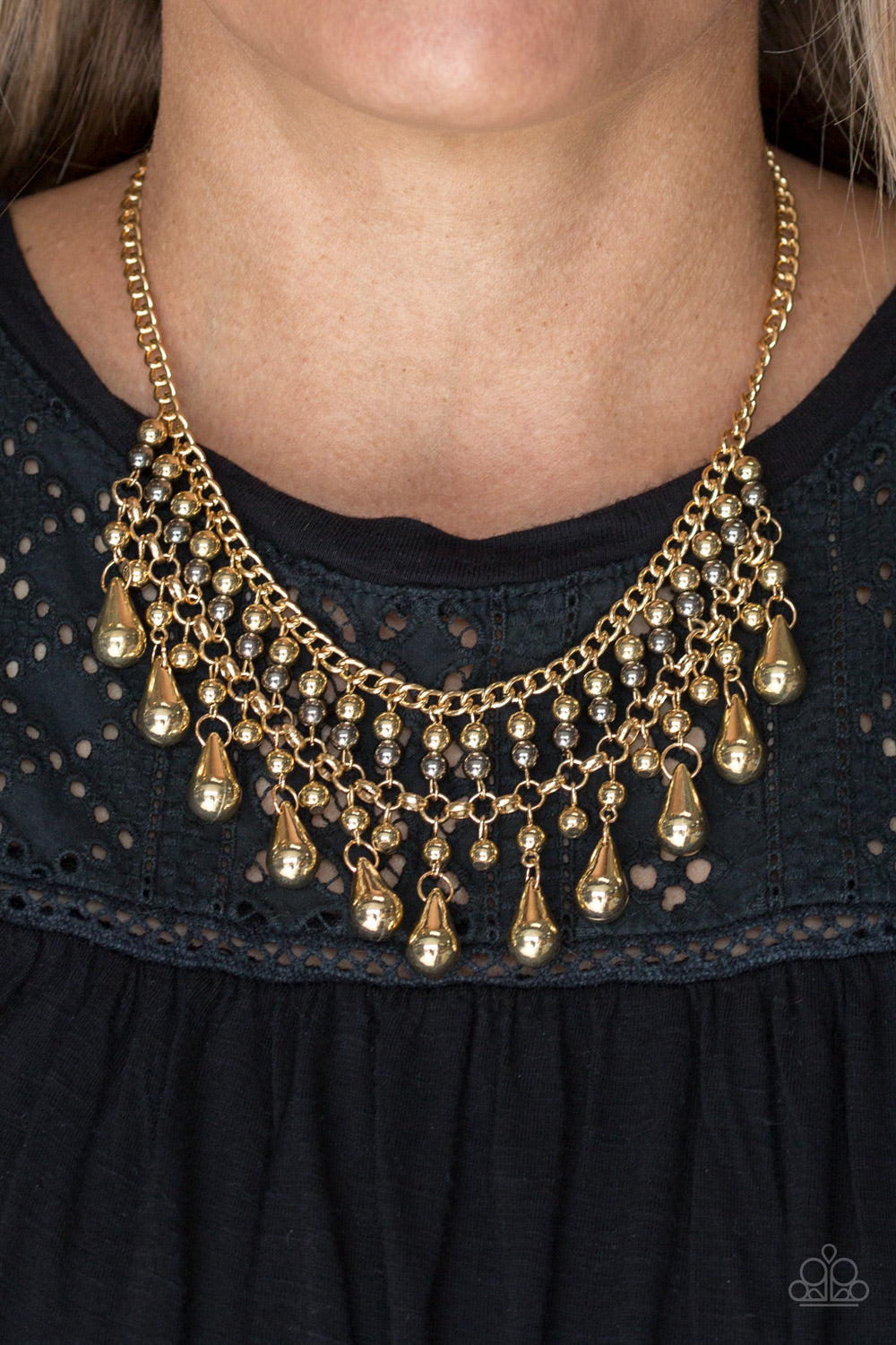 Dont Forget To BOSS - gold - Paparazzi necklace