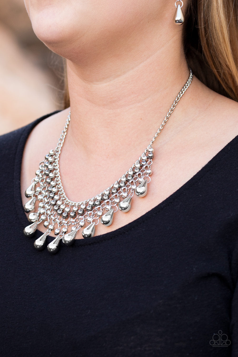 Dont Forget to BOSS - silver - Paparazzi necklace