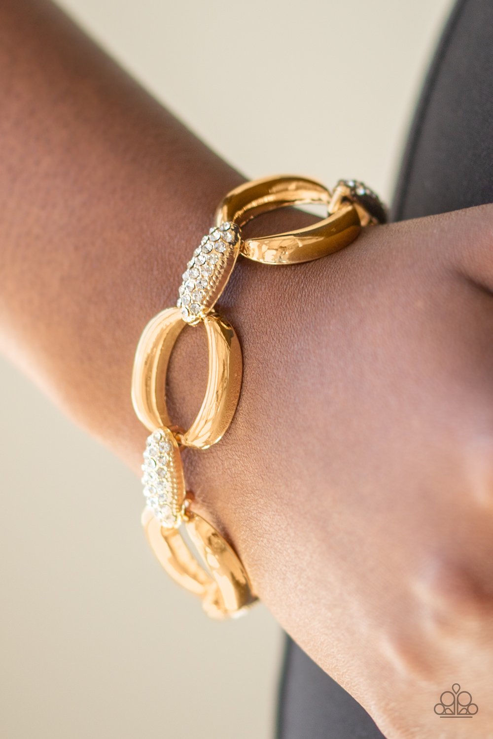 Dont Forget Whos Boss - gold - Paparazzi bracelet