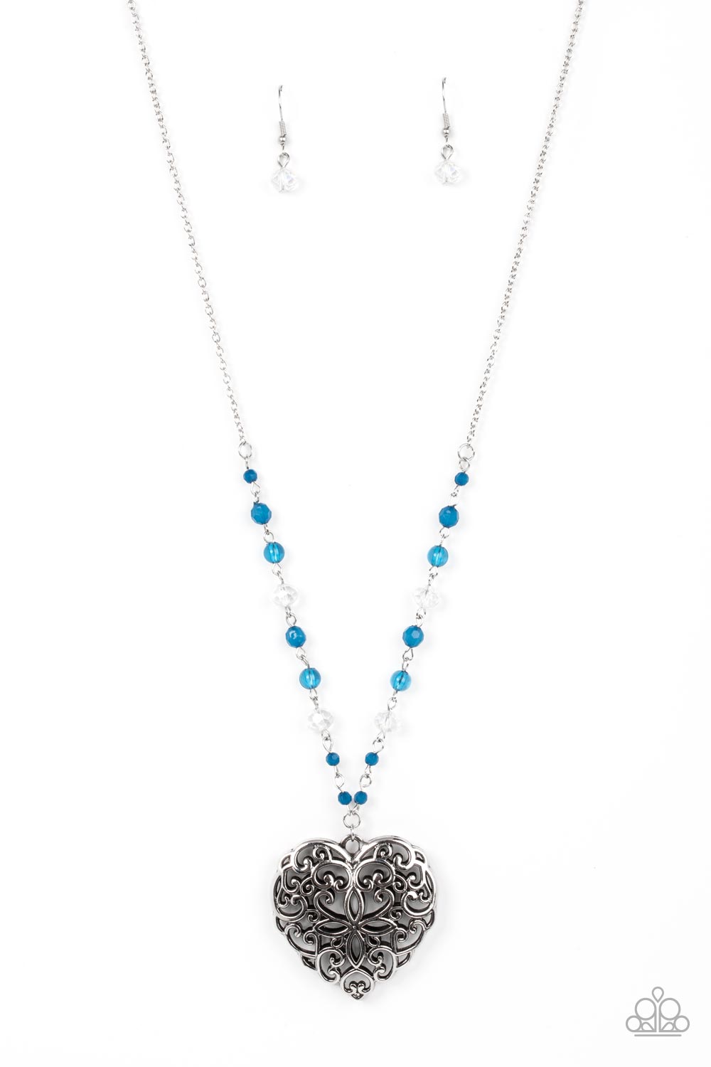 Doting Devotion - blue - Paparazzi necklace