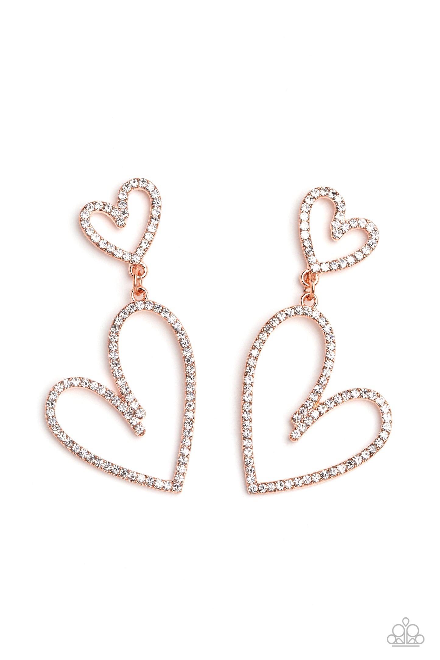 Doting Duo - copper - Paparazzi earrings – JewelryBlingThing