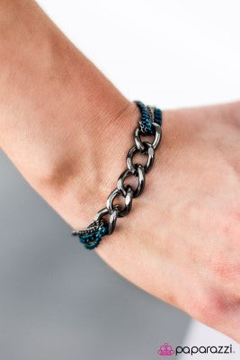 Double Play - blue - Paparazzi bracelet