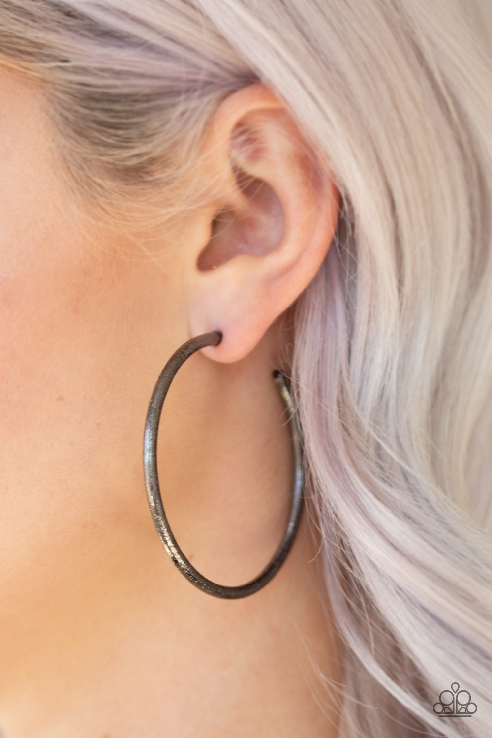 Double or Nothing-black-Paparazzi earrings