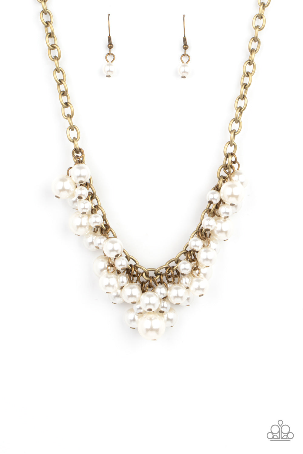 Down For The COUNTESS - brass - Paparazzi necklace