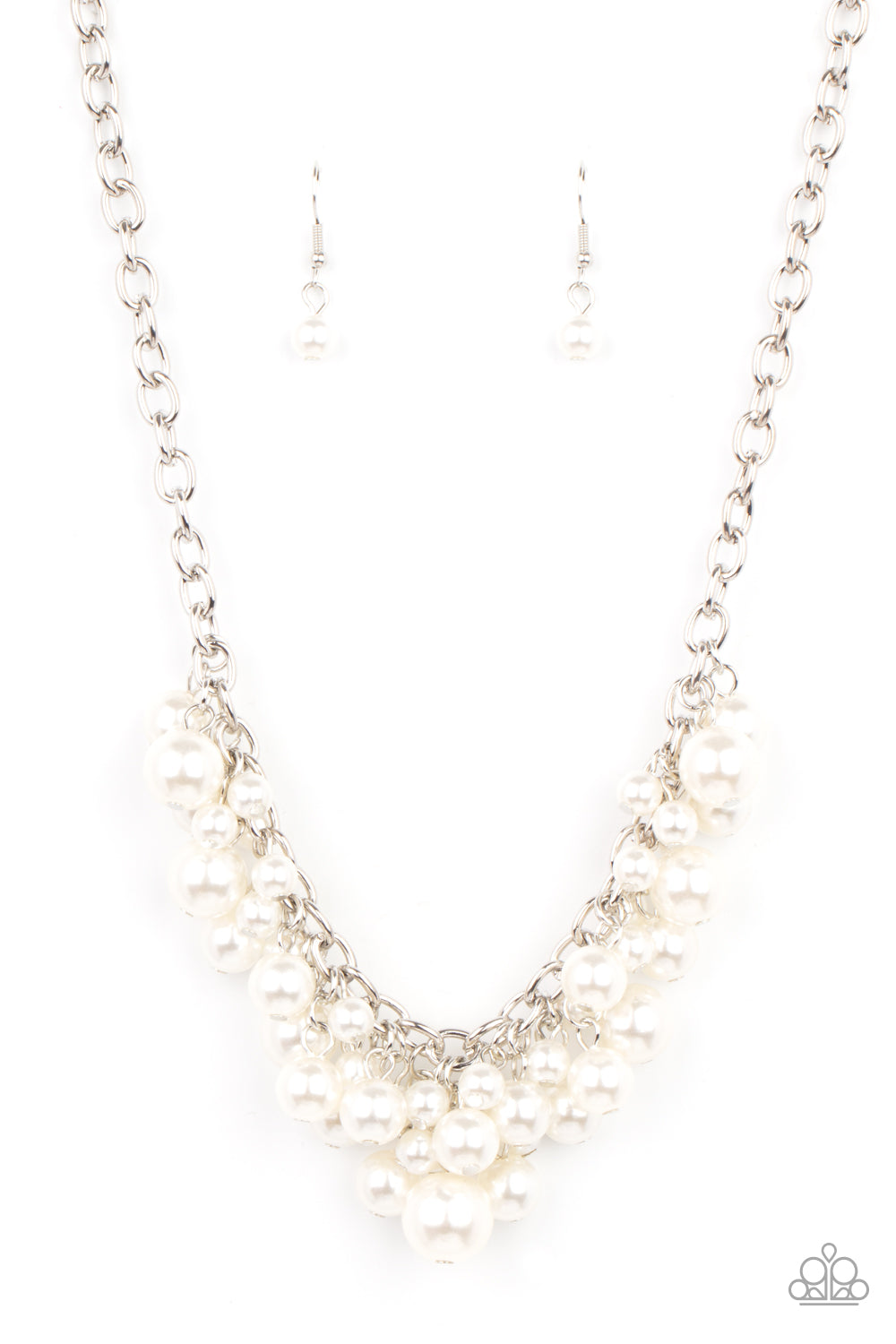 Down For The COUNTESS - white - Paparazzi necklace