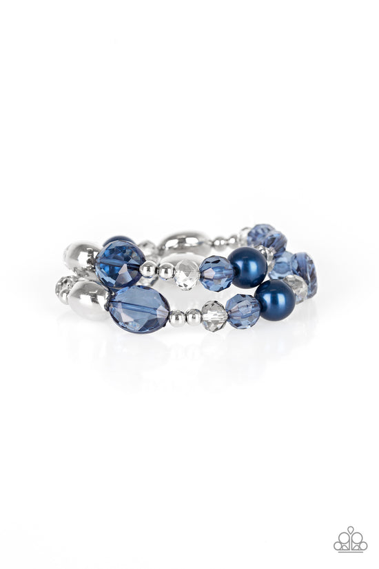 Downtown Dazzle - blue - Paparazzi bracelet – JewelryBlingThing