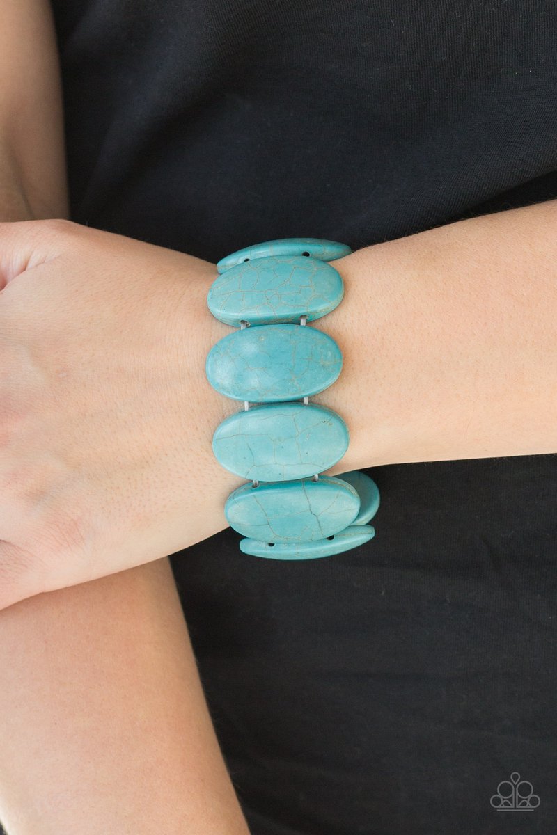 Dramatically Nomad - blue - Paparazzi bracelet