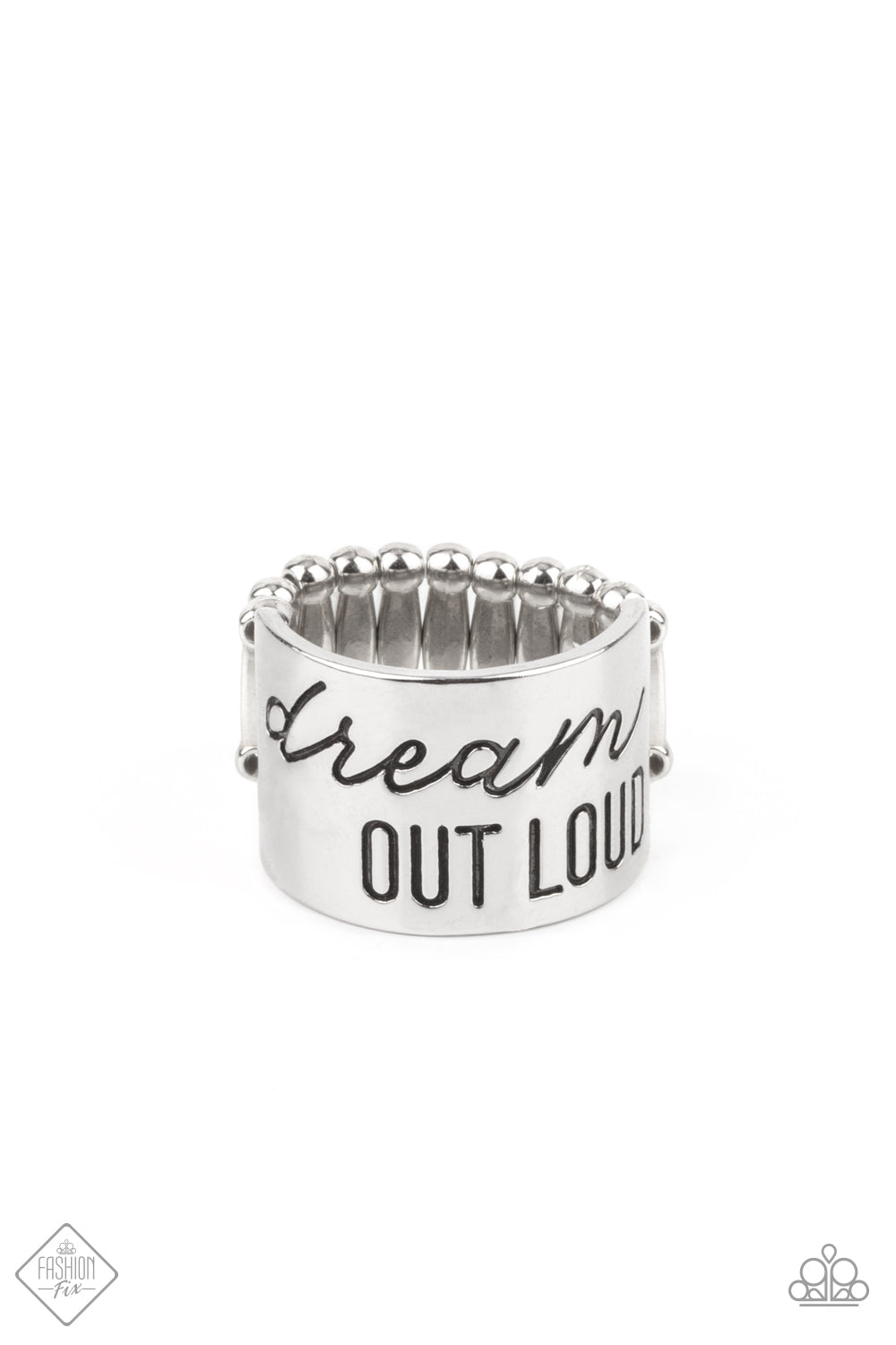 Dream Louder - silver - Paparazzi ring
