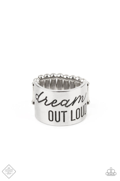 Dream Louder - silver - Paparazzi ring