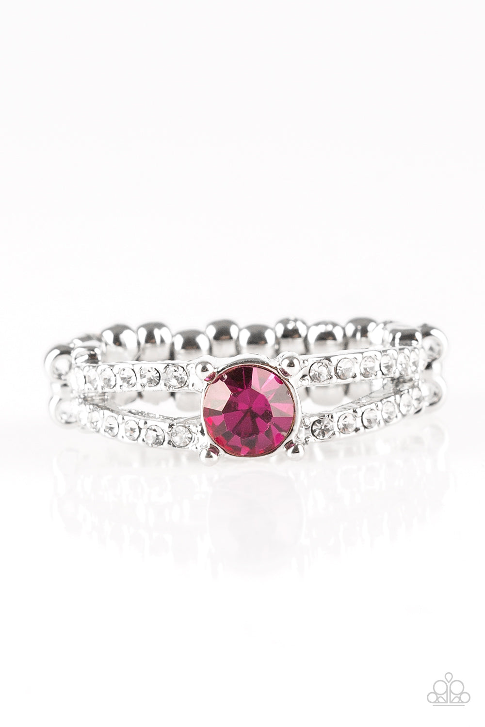 Dream Sparkle - pink - Paparazzi ring
