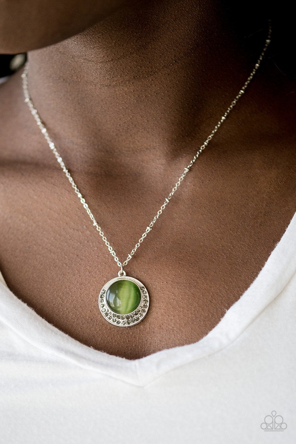 Dream Girl - green - Paparazzi necklace