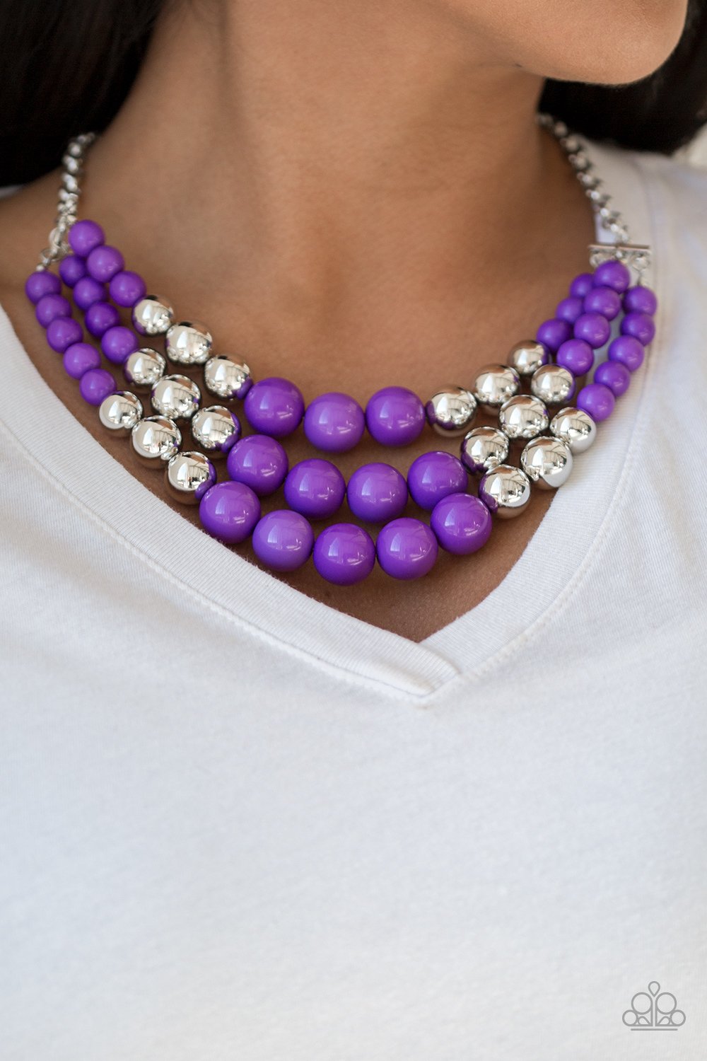Dream Pop - purple - Paparazzi necklace