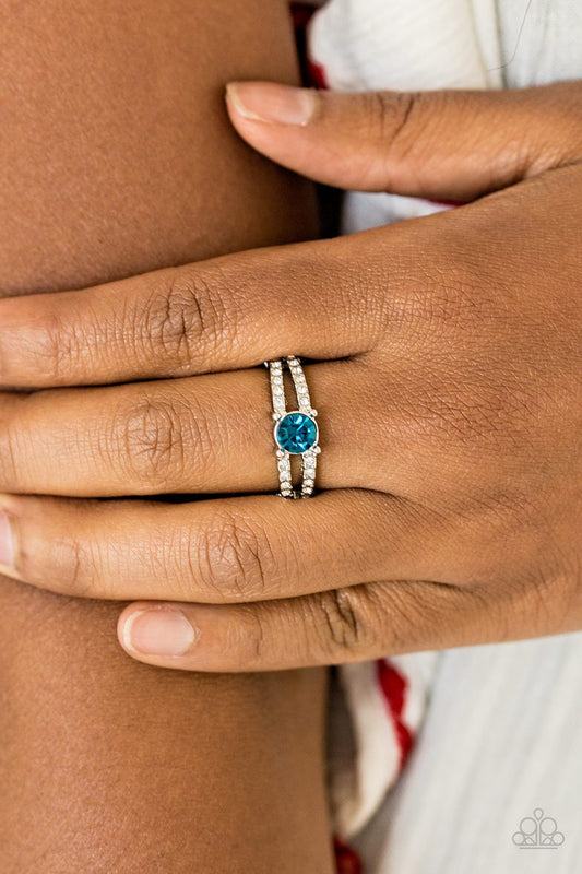 Dream Sparkle-blue-Paparazzi ring