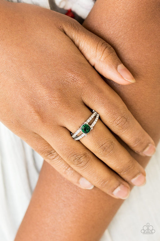 Dream Sparkle-green-Paparazzi ring