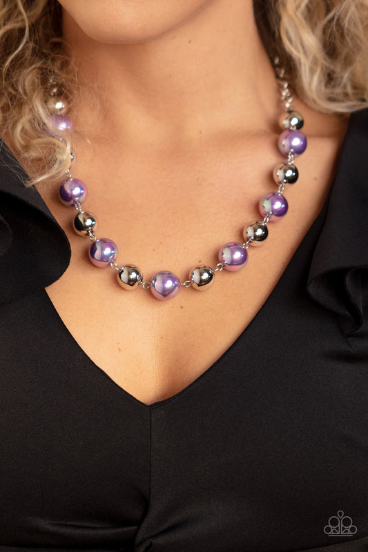 Dreamscape Escape - purple - Paparazzi necklace