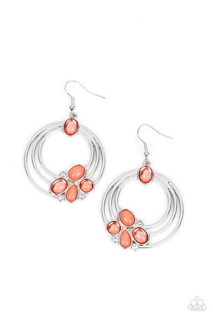 Dreamy Dewdrops - orange - Paparazzi earrings