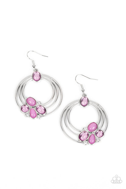 Dreamy Dewdrops - purple - Paparazzi earrings