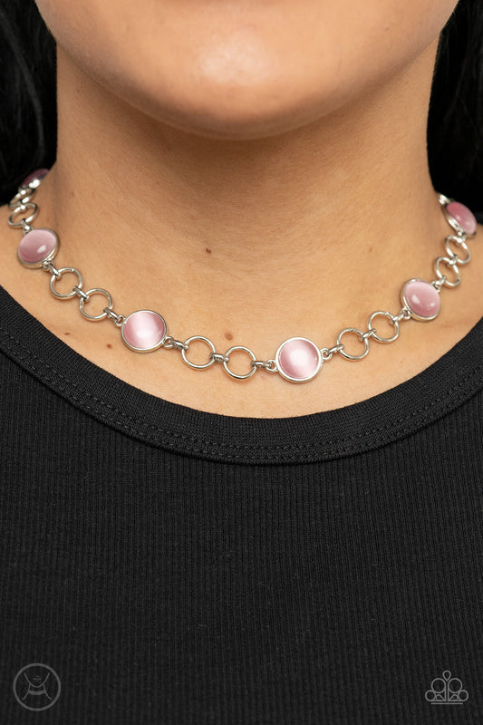 Dreamy Distractions - pink - Paparazzi necklace