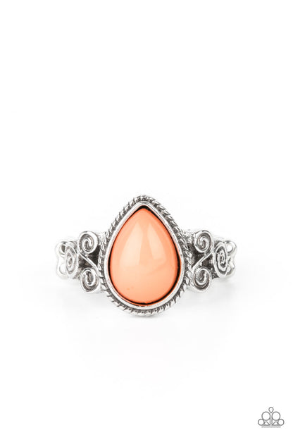 Dreamy Droplets - orange - Paparazzi ring