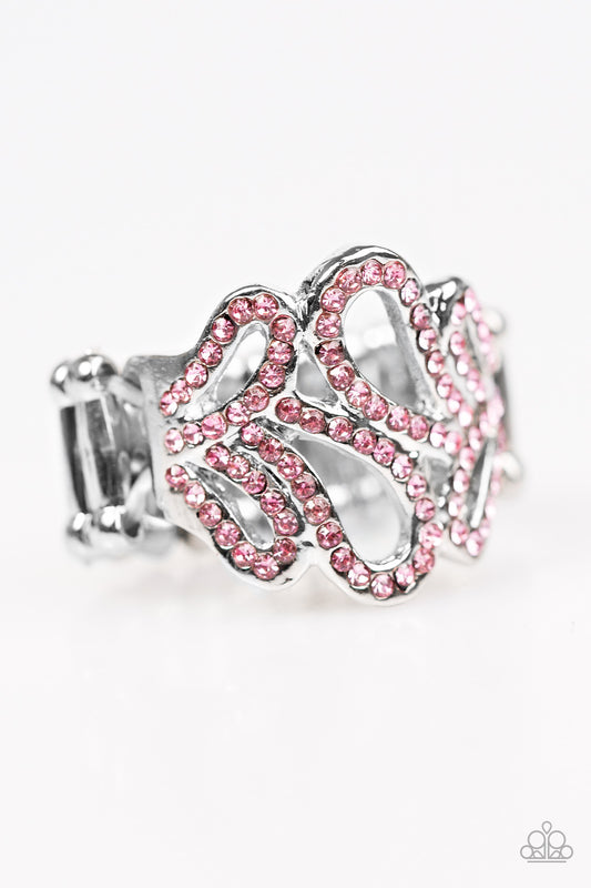 Dress It Up - Pink - Paparazzi ring