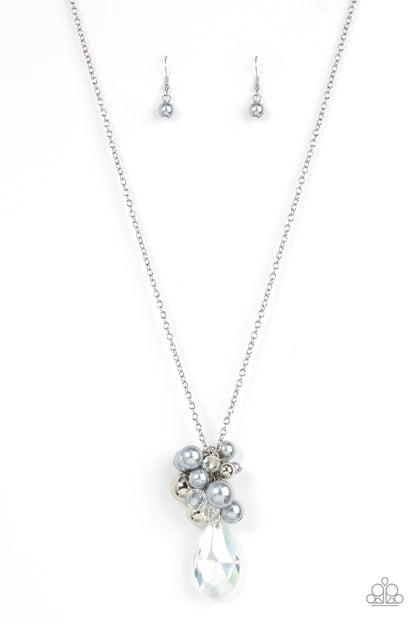 Drip Drop Dazzle - silver - Paparazzi necklace