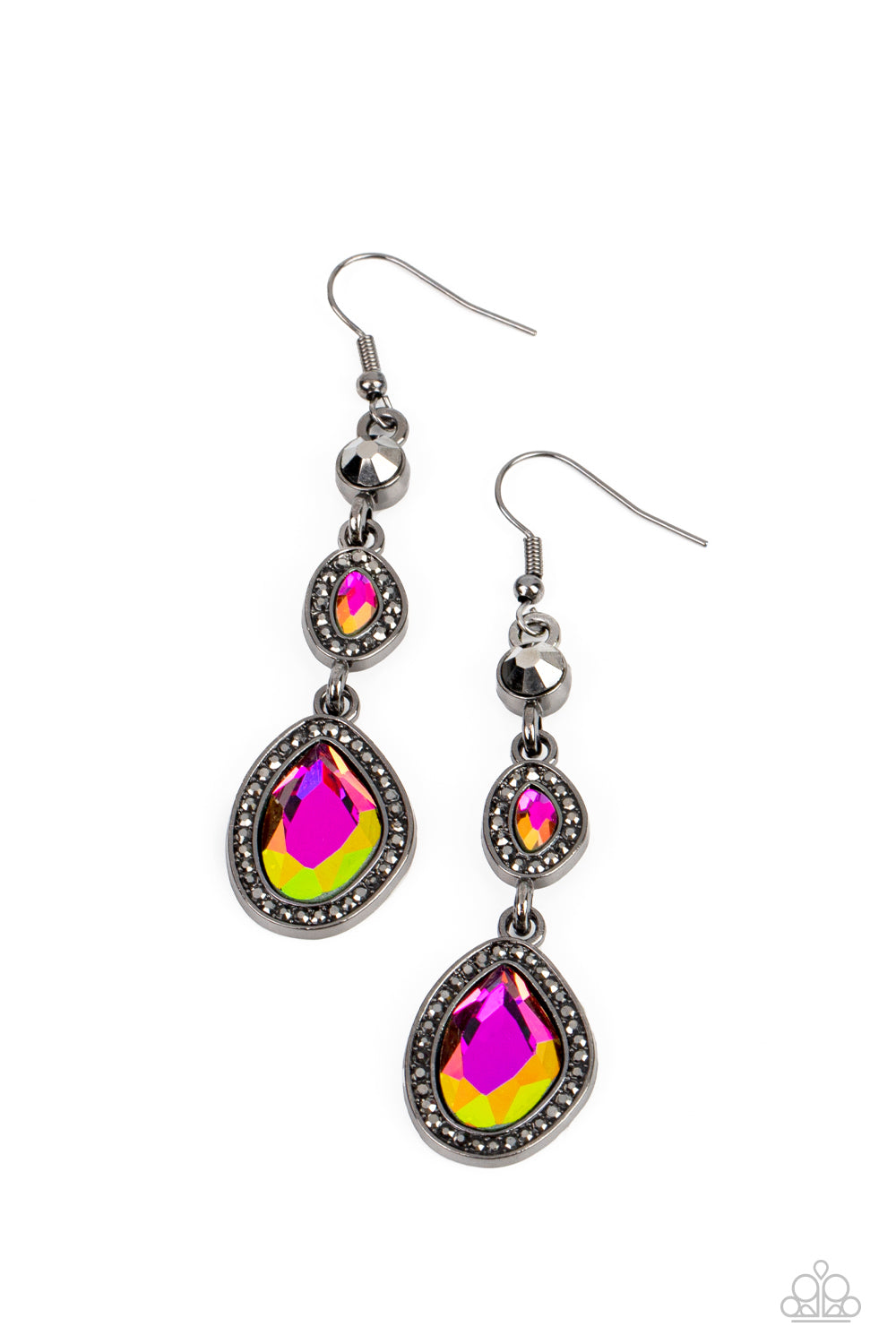 Dripping Self-Confidence - multi - Paparazzi earrings