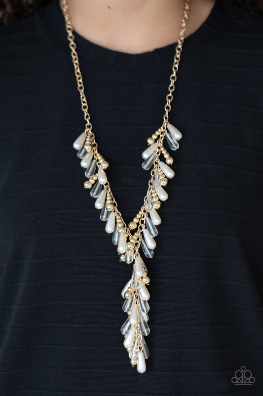Dripping With DIVA-ttitude - gold - Paparazzi necklace