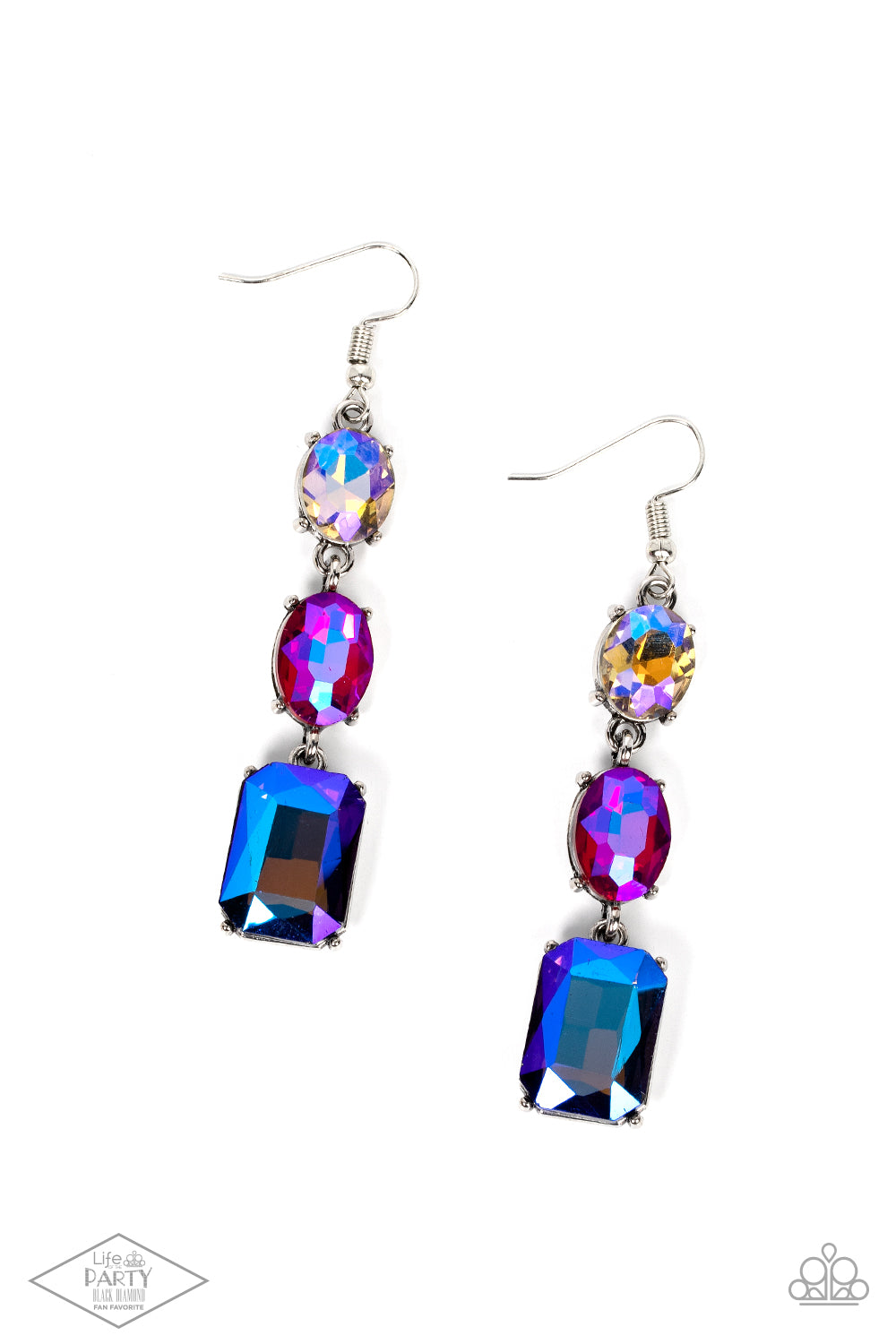 Dripping In Melodrama - multi - Paparazzi earrings