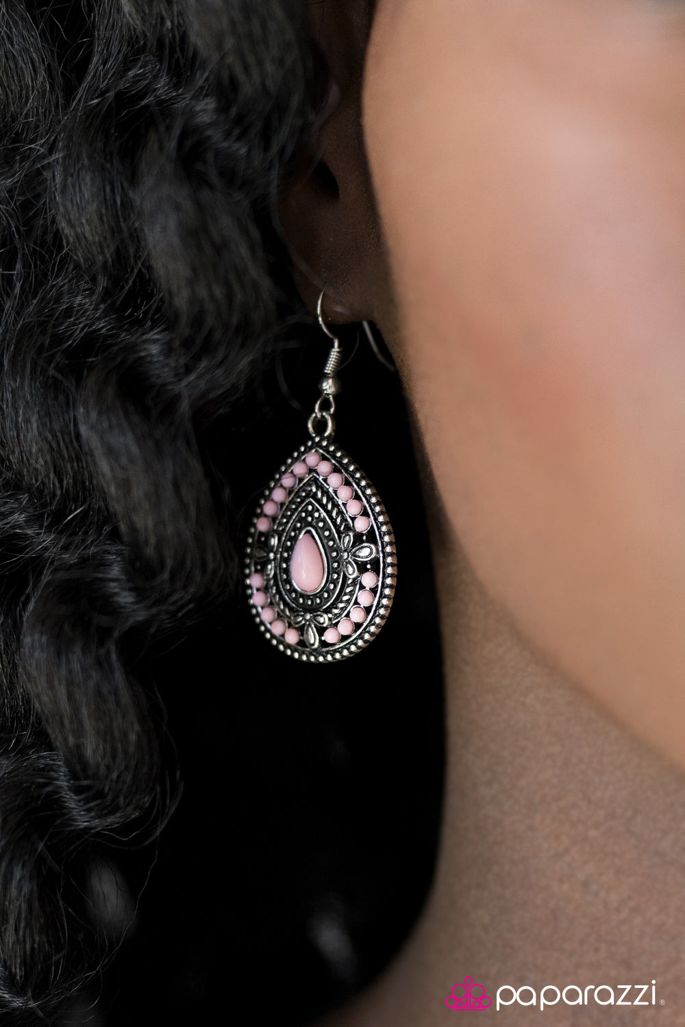 Dropping Daylight - Pink - Paparazzi earrings