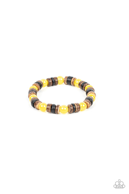 Durango Drifter - yellow - Paparazzi bracelet