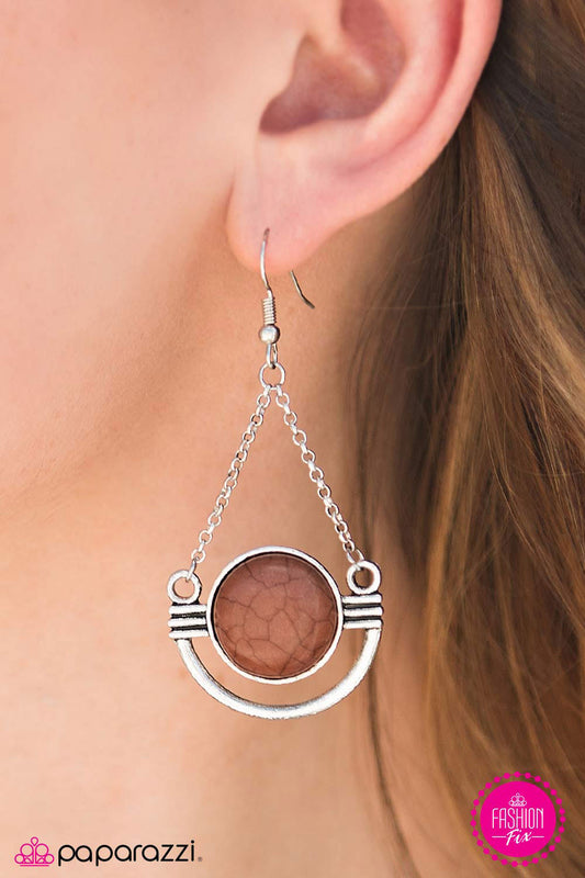 Dusky Duet - Paparazzi earrings