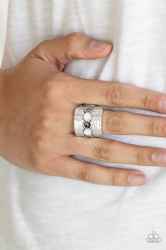 Dusky Dunes-white-Paparazzi ring