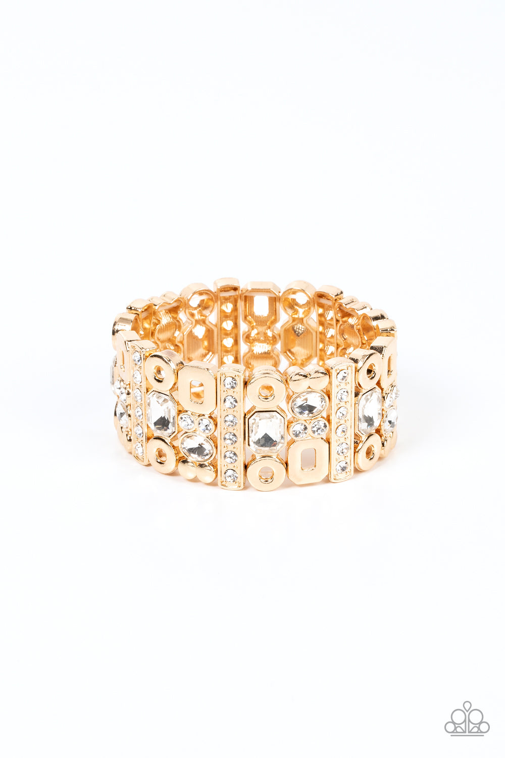Dynamically Diverse - gold - Paparazzi bracelet