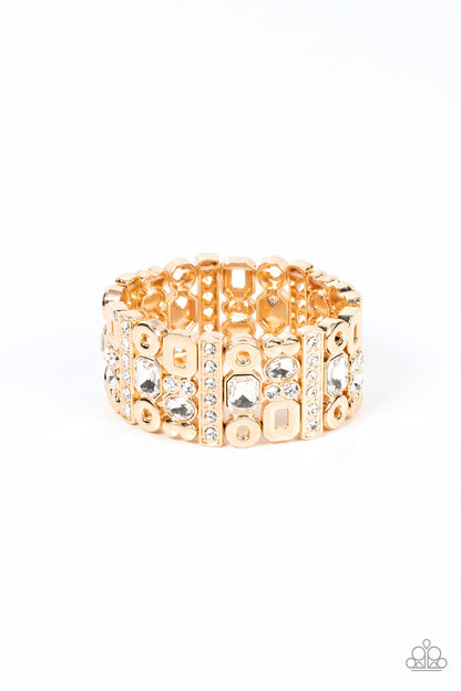 Dynamically Diverse - gold - Paparazzi bracelet