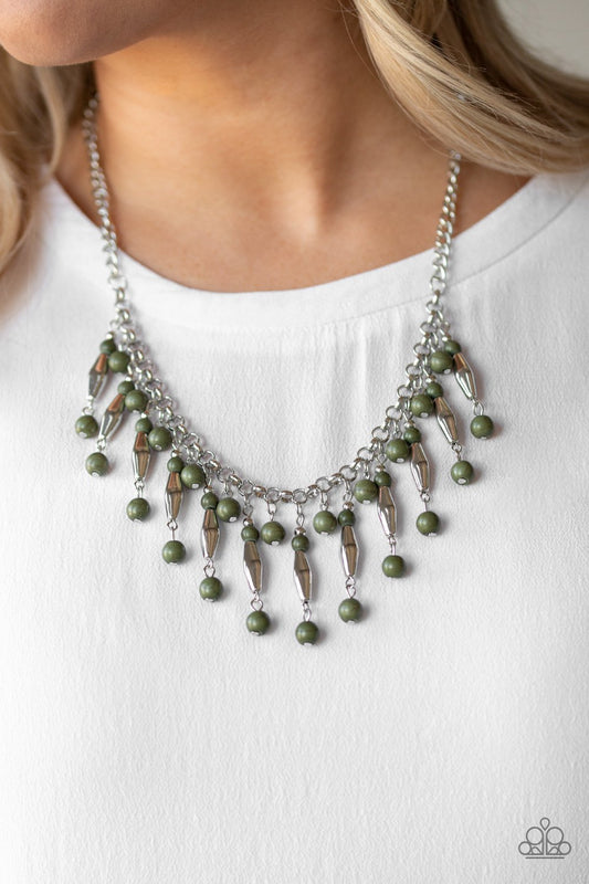 Earth Conscious-green-Paparazzi necklace
