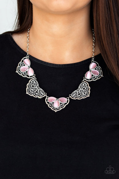 East Coast Essence-pink-Paparazzi necklace