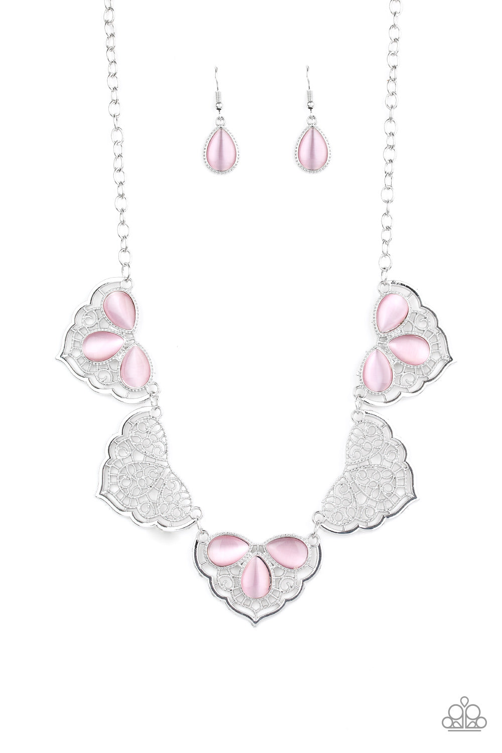 East Coast Essence - pink - Paparazzi necklace