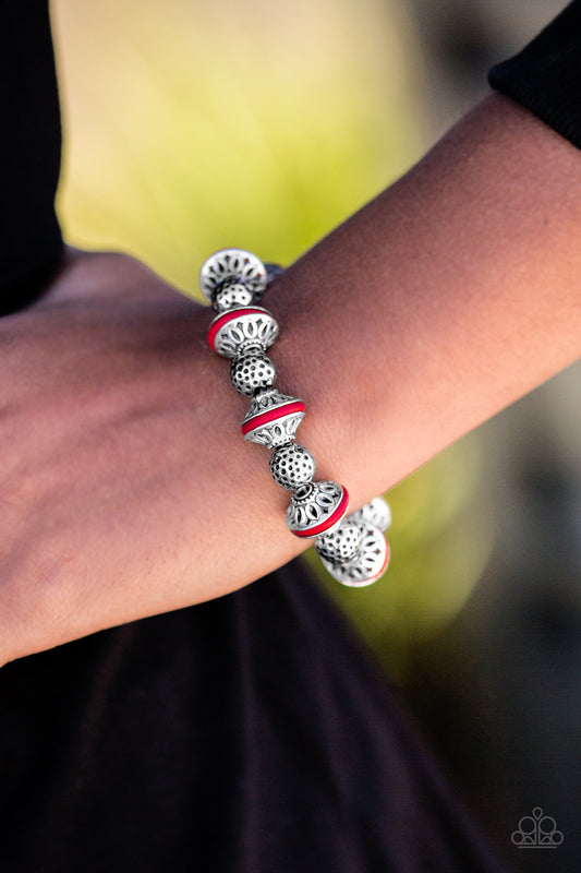 Eastern Enchantment - red - Paparazzi bracelet