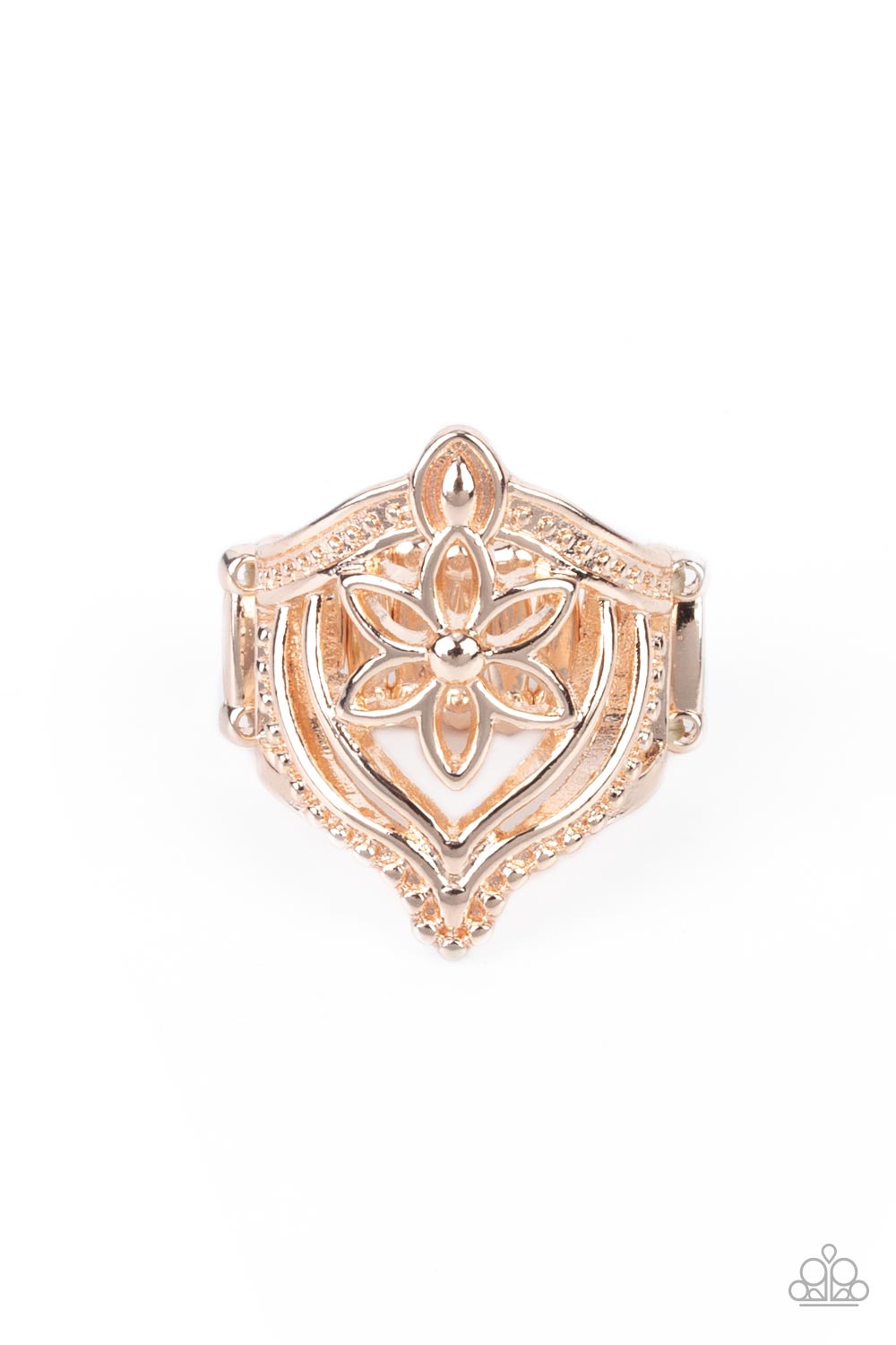 Eastern Eden - rose gold - Paparazzi ring